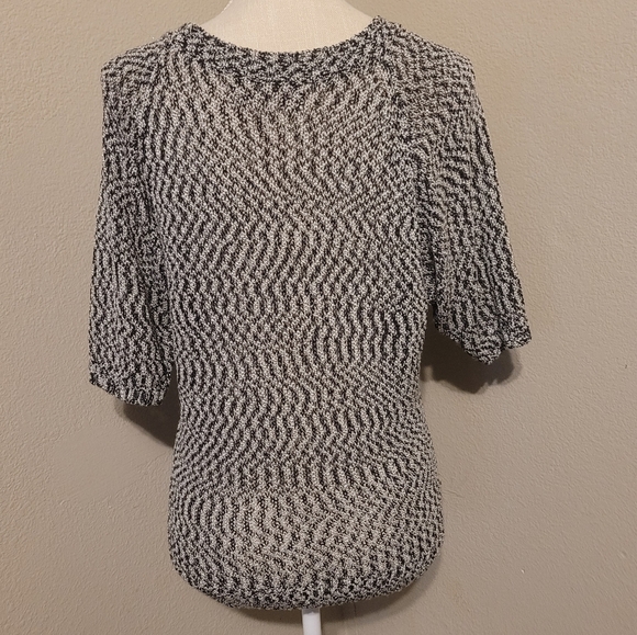 LOFT Woven Metallic Top, Size: Medium - Picture 2 of 8
